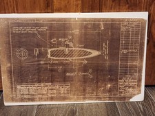 Vintage and VERY Rare Frankford Arsenal Technical Cartridge Production Drawing picture
