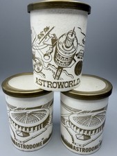 Set Of 3 VTG Six Flags Astroworld Astrodome Houston Theme Park Koozie Styrofoam picture