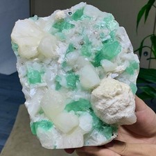 3.55LB Natural apophyllite onzeolite Crystal Quartz Ore Healing Mineral Specimen picture