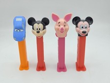 Disney PEZ Lot of 4 Mickey Mouse x2 Piglet Sally Cars Pixar picture