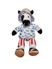 Chick-fil-A Summer 2025 Plush Cow Doll Toy Blue Tropical Island Shirt Cabana 9