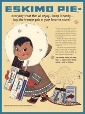 1958 Style Eskimo Pie Ice Cream Bars New Sign 24x30