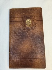 Vintage 1945 Wurlitzer Century Club Member Jukebox Leather Pocket Wallet WWII  picture
