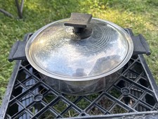 Vintage Rena-Ware 2 Quart Pan & Matching Lid 3 Ply-18-8 Stainless Steel USA picture
