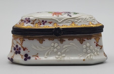 Samson Floral Design Trinket Box 3 1/4