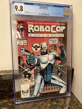 Robocop #1 (Marvel Comics March 1990) Movie Adaptation CGC 9.8 WP picture
