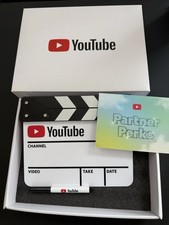 NEW Youtube Partner Perks Clapper Board Limited Edition With Card picture