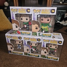 Funko Pop The Mighty Ducks Complete Set of 5 Collectible Figures Great Shape  picture