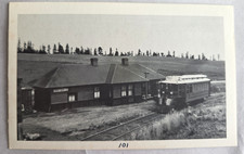 Vintage Midland Terminal Railway Divide, CO RPPC Photo Train Trolley Postcard picture