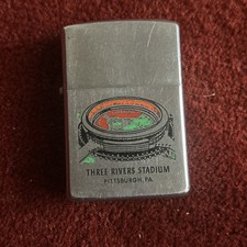Three Rivers Stadium Pittsburgh Pa Zippo Lighter Old Home Pirates Steelers READ picture