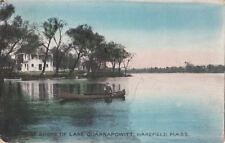 Postcard West Shore Lake Quannapowitt Wakefield MA picture