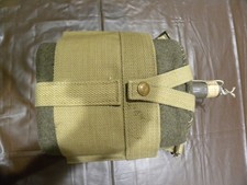 WW2 British Cavalry Water Bottle Carrier with Canteen picture