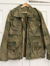 Very rare Vintage Paratrooper Camouflage Jacket Size Large Men's picture