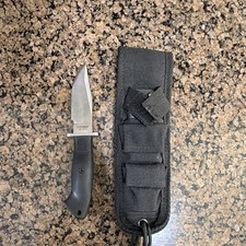 80's Gutmann Explorer 21-271 Seki Japan Stainless Rubber Grip Fixed Blade Knife picture