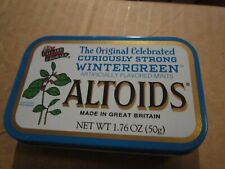 Altoids Wintergreen Vintage Flat Top (EMPTY TIN) Very Rare Collectible picture