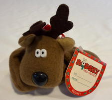 Vintage 1987 Burger King Rodney Reindeer Plush Toy Hallmark Christmas NWT Tag picture