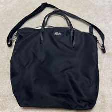 Lacoste Nylon 2Way Bag Women Rare French Model LImited Edition VHTF Pre-owned picture