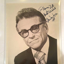 Alan Jay Lerner Signed Original Black & White Photo Autograph picture