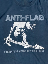 Vintage Anti-Flag Punk Rock Band Tee Shirt S-5XL BOT_194  picture