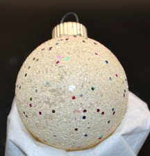 Vintage Confetti Mica Shiny Brite Franke Glass Christmas ornament picture