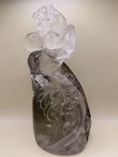 Stunning natural Garden Quartz Horse Sculpture picture