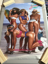(RARE) Vintage 1988 California Girls Skateboard Funky Enterprises poster picture