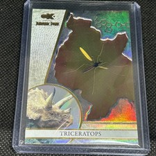 2026 JURASSIC PARK CRYPTOZOIC CZX TRICERATOPS AMBER MOSQUITO #A2 ACETATE INSERT picture