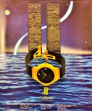 1986 Hublot Montress MDM Geneve Luxury Watches Vintage Print Ad picture
