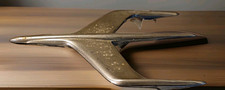 Vintage 55 56 MERCURY CHROME HOOD ORNAMENT OEM 10460 16850 B 1955 1956 Jet picture