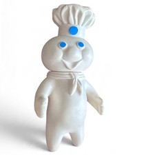 Vintage 1971 Pillsbury Doughboy Poppin Fresh Rubber Doll Swivel Head 7