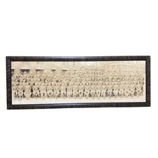 Reserved - Antique Yard Long Military Photo - 129th Infantry 65th Brigade 1919 picture