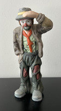 Vintage Flambro Emmett Kelly Jr. CLOWN Porcelain HOBO Figurine 8