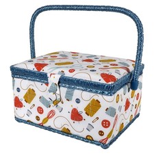 Large Sewing Basket in Sewing Accessories Print Multicolor picture