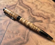 Handcrafted Fancy Zebra Wood Classic Twist Pen picture