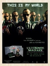 2004 Ultimate Matrix Collection 10 DVD Release Original Advertisement v1 picture