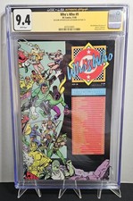Who's Who #9 Autographed By Gil Kane CGC 9.4 JSA picture