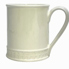 Portmeirion 1998-2006 Retired 'Options' Embossed Smooth Laurel Rim Tankard Cup picture