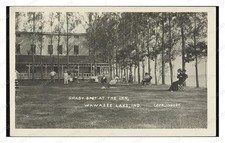 Wawasee Lake Indiana Shady Spot Standard Postcard COPY RPPC picture