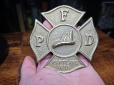 Portland Fire Department Brass Emblem picture