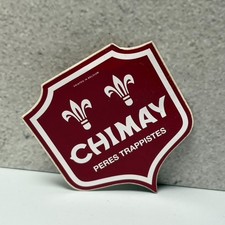 Chimay Peres Trappistes STICKER decal craft beer brewing Advertising 2