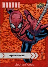 2022-23 Upper Deck Marvel Annual Red Sparkle Parallel #85 Spider-Man 38/90 picture