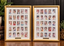 Players Cigarette Cards 1938 Hollywood Film Stars - 50 Professionally Framed picture