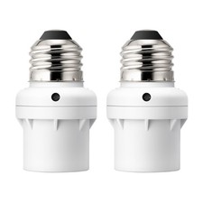 DEWENWILS 2 Pack Light Sensor Socket, Automatic Dusk to Dawn Light Bulb Sockets picture