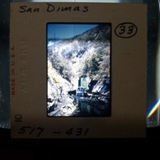 San Dimas CA Pre-Incorporation Survey Equipment Slide Photo Kodachrome 1959-60 picture