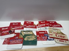 Vintage Lot of  9 Coca-Cola Cardboard Bottle Holders See Photos picture