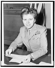 Photo:Col Mary Hallaren 1947 WAC Uniform Portrait Seated Half Length picture
