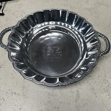 Lenox Metal  Butler’s Pantry Handled Metal Serve Ware  18.5 Inches Round picture