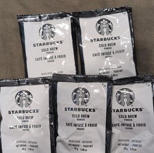 5 Pack 🌟BUX Freeze Dried Cold Brew Powder Coffee BB 11/2026 1.48oz Each picture