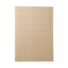 MUJI Notebook Weekly A5 size, 32 pages picture