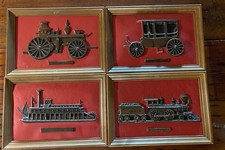 VTG 1961 Camden - Fred Kaye Wall Art complete  Set (4) MCM Plaques- *please read picture